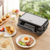 3-in-1 Sandwich Maker with Removable Non-Stick Plates