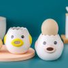 2Pcs Egg Separator Egg Yolk White Separator;  Ceramic Creative Cute Cartoon Style Egg Filter Splitter Opeaner Automatic Separation Kitchen Cooking Too